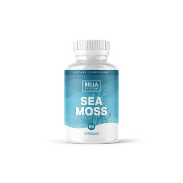 Bella All Natural Sea Moss Vitamins | Pure Sea Moss | Irish Sea Moss, 60 Capsules Bella All NaturalUS supplements