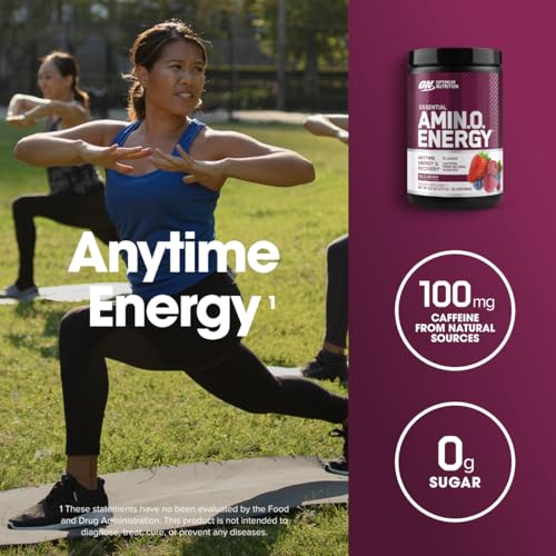 Optimum Nutrition Amino Energy - Pre Workout with Green Tea, BCAA, Amino Acids Optimum NutritionUS supplements