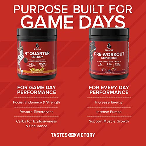 Six Star 4th Quarter Energy Preworkout for Men & Women with Caffeine, Betaine, Taurine Six StarAu supplements