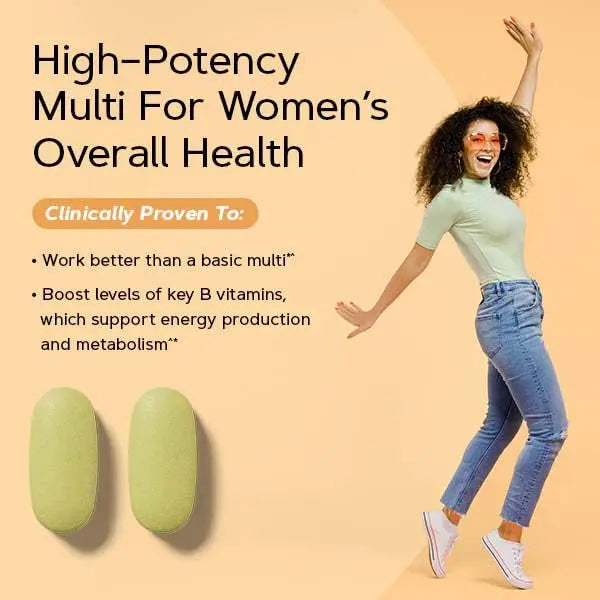 GNC Women’s Energy and Metabolism Multivitamin Caplets, Clinically Proven, Calorie Burn, Focus, 100mg Caffeine, Active Nutrition, Immune, Bone GNCAu supplements