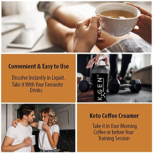 Instant Bulletproof Keto Coffee Creamer UK Made Collagen Latte | Butter Powder, Coconut MCTs & Vitamin C K GEN ketogenic enhancementAu supplements