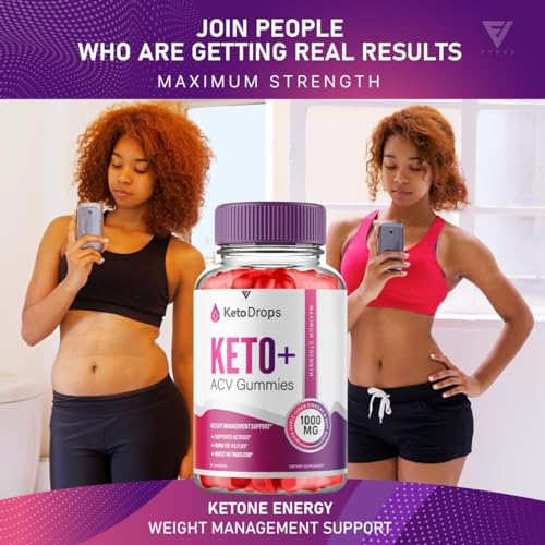 (5 Pack) Keto Drops ACV Gummies, Ketodrops Keto ACV Gummies Advanced Weight Loss FyvusUS supplements