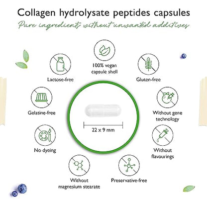 Collagen - 365 Capsules - 1500 mg per Daily Serving - Premium: 100% Bovine Collagen Vit4everUS supplements