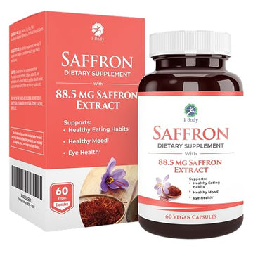 1 Body Saffron Extract 8825 – Antioxidant & Mood Support Saffron Supplement 1 BodyUS supplements