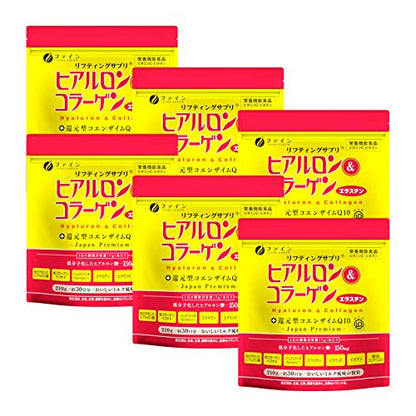 FINE Japan Collagen Peptides. Hyaluronic & Collagen + Ubiquinol. Marine Collagen Powder with Elastin FINE JAPANUS supplements