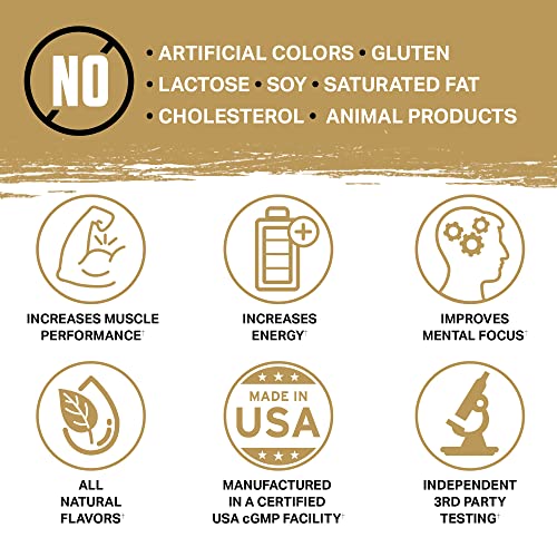 Ambrosia Kinetic Organic Preworkout, Mushroom Enhanced Natural Pre Workout Supplement AmbrosiaUS supplements
