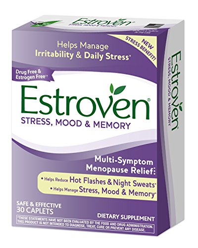 Estroven Stress Plus Mood & Memory | Menopause Relief Dietary Supplement | Safe Multi-Symptom Relief EstrovenAu supplements