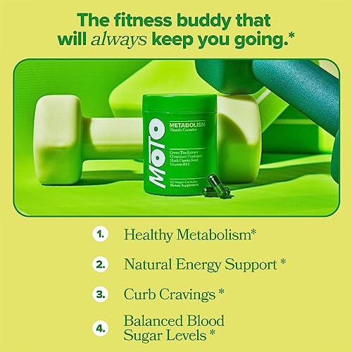 MOTO Metabolism Support for Women - Natural Energy, Curb Cravings, Healthy Metabolism - EGCG O PositivUS supplements