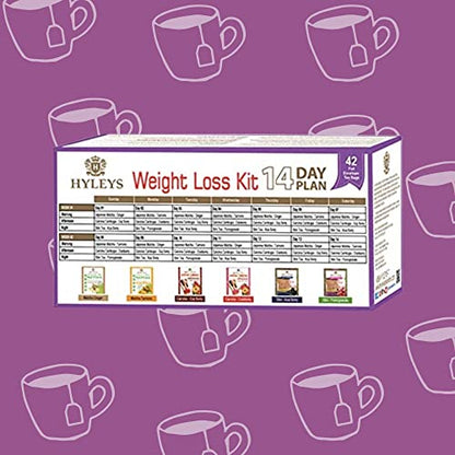 Hyleys 14 Day Weight Loss Tea - 42 Tea Bags (1 Pack), Detox Tea for Cleanse HYLEYSUS supplements