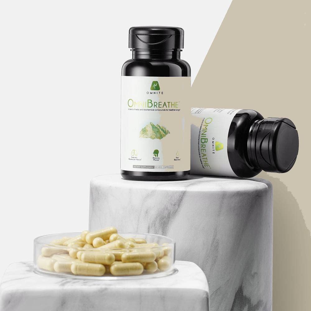 Omnite OMNIBREATHE Respiratory Health Supplement,Inhaler Mate,Support Quit Smoking OmniteAu supplements