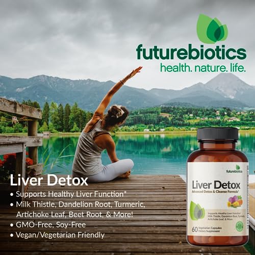 Futurebiotics Liver Detox Advanced Detox & Cleanse Formula Supports Healthy Liver Function FuturebioticsUS supplements