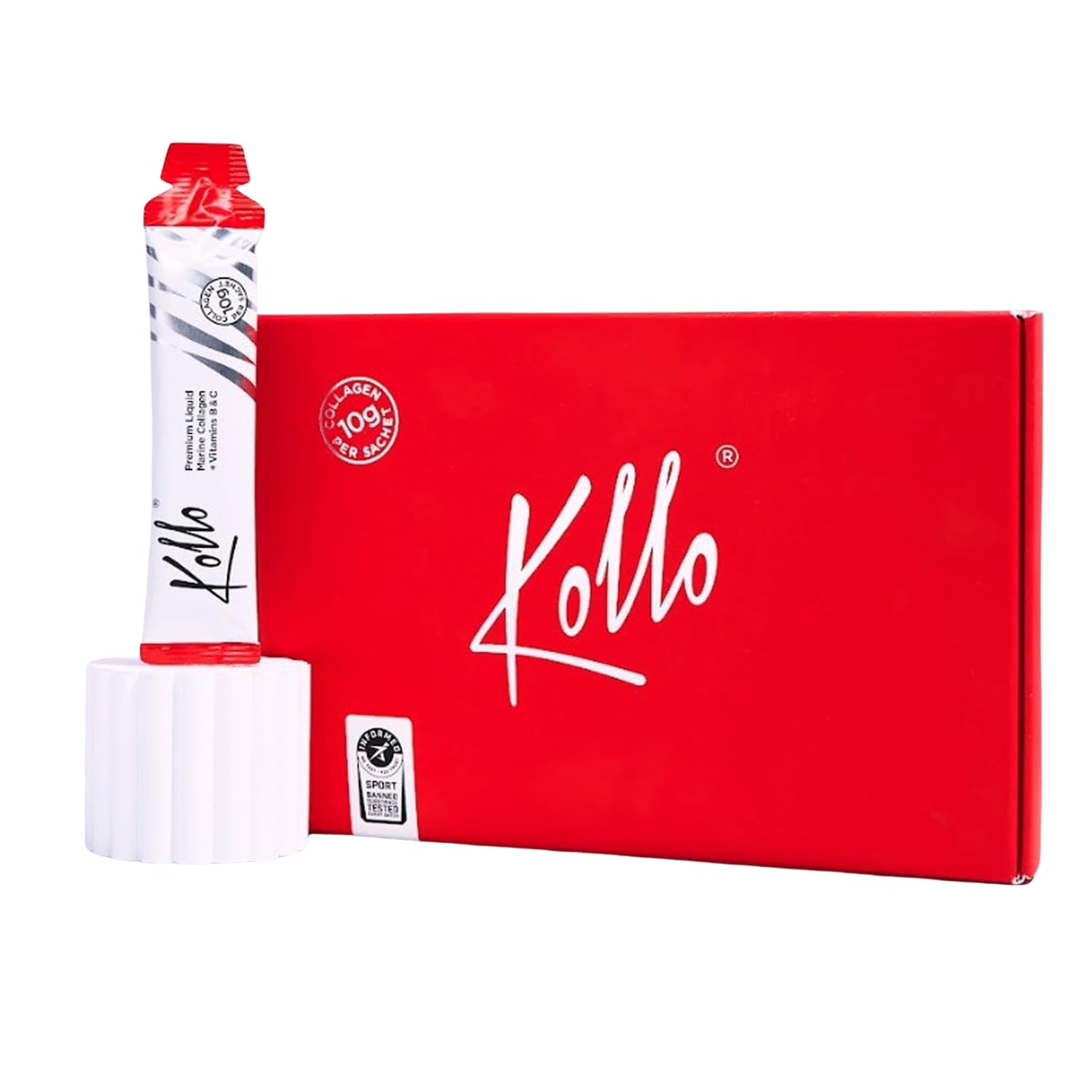 Kollo Premium Marine Collagen Liquid, 10,000 mg - Essential Proteins Collagen Peptides KolloAu supplements