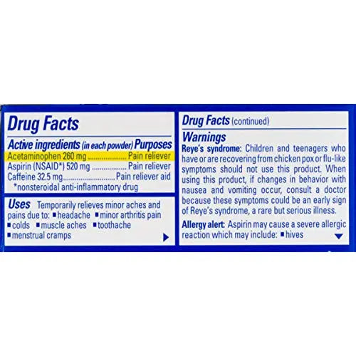 Goody's Extra Strength Powders | Fast Pain Relief | Aspirin & Caffeine | 24 Count Goody'sAu supplements