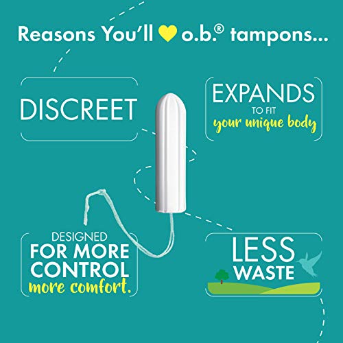 o.b. Pro-Comfort Non-Applicator Tampons, Super Absorbancy, 40 Count (Pack of 1) o.b.Au supplements