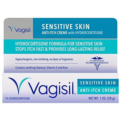 Vagisil Maximum Strength Feminine Anti-Itch Cream for Women, Sensitive Skin Formula with Hydrocortisone VagisilAu supplements