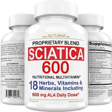 Sciatica Supplement with 600 mg Alpha Lipoic Acid - Sciatic Nerve Support NuturnaAu supplements