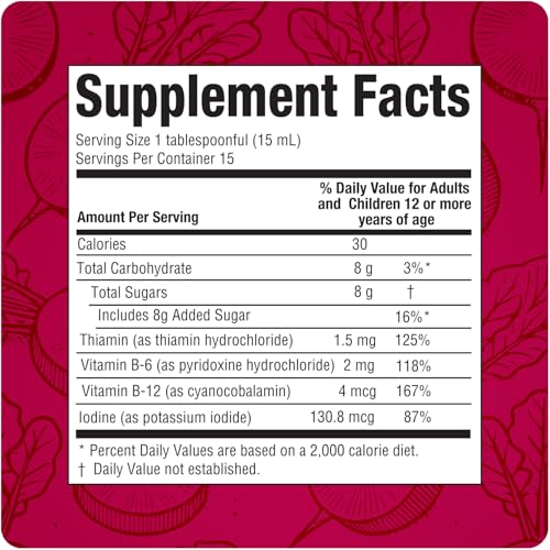 Rabano Yodado Ionized Radish Dietary Liquid Supplement with Iodine, Vitamin B1, B6 & B12, Wellness & Digestive Support, Helps Maintain Natural Energy & Nutrient Balance, 8 Fl Oz, Pack of 1 Rabano YodadoAu supplements