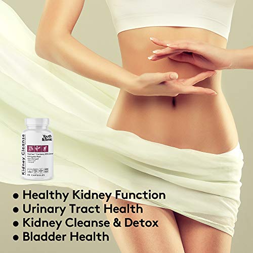 Youth & Tonic Kidney Cleanse Detox for Residual Metabolic Waste & Excess Body Water for Urinary Tract Youth & TonicAu supplements