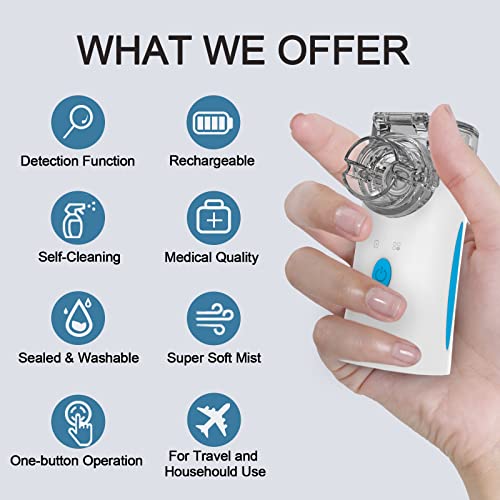 Portable Nebulizer - Rechargeable Nebulizer Machine for Adults and Kids NawetiAu supplements