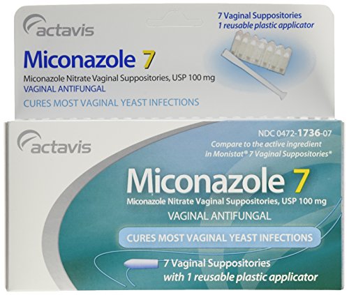 Miconazole 7 Day Vaginal Suppositories 100 mg - 7 ea MiconazoleAu supplements