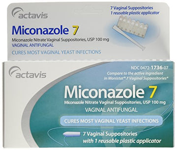 Miconazole 7 Day Vaginal Suppositories 100 mg - 7 ea MiconazoleAu supplements