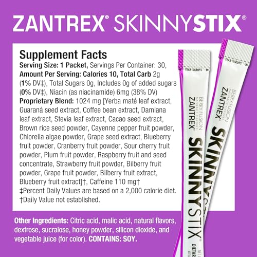 Zantrex SkinnyStix Energy Powder – Increase Energy, Heighten Focus, Boost Mood ZantrexUS supplements