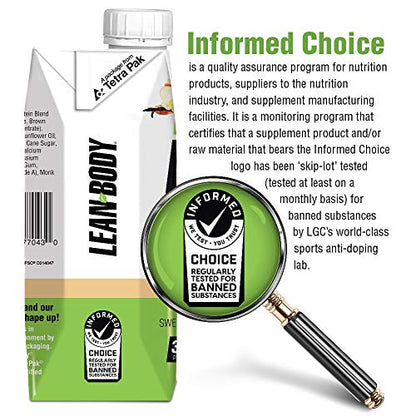 Lean Body Ready-to-Drink, Plant-Based Vegan Vanilla Caramel Protein Shake, 30g Protein LabradaUS supplements