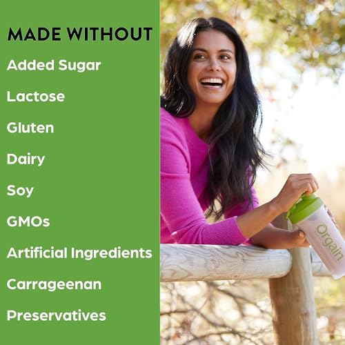 Orgain Organic Vegan Meal Replacement Protein Powder, Vanilla Bean - 20g Plant Based OrgainUS supplements