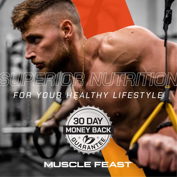 Muscle Feast Grass-Fed Whey Protein Isolate, All Natural Hormone Free Pasture Raised Muscle FeastUS supplements