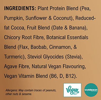 Vegan Protein Powders (1kg) - 28 Servings - EarthChamp by Wyldsson - Plant Based Chocolate WyldssonUS supplements