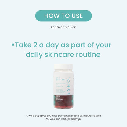 ESHO. Skin Edibles - Hyaluronic Acid-Infused Skin & Lip Care Gummies ESHOUS supplements