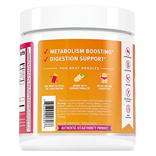 Detox Cleanse for Weight Loss and Belly Fat - Anti Bloat and Digestive Health Clean Gut VitauthorityUS supplements