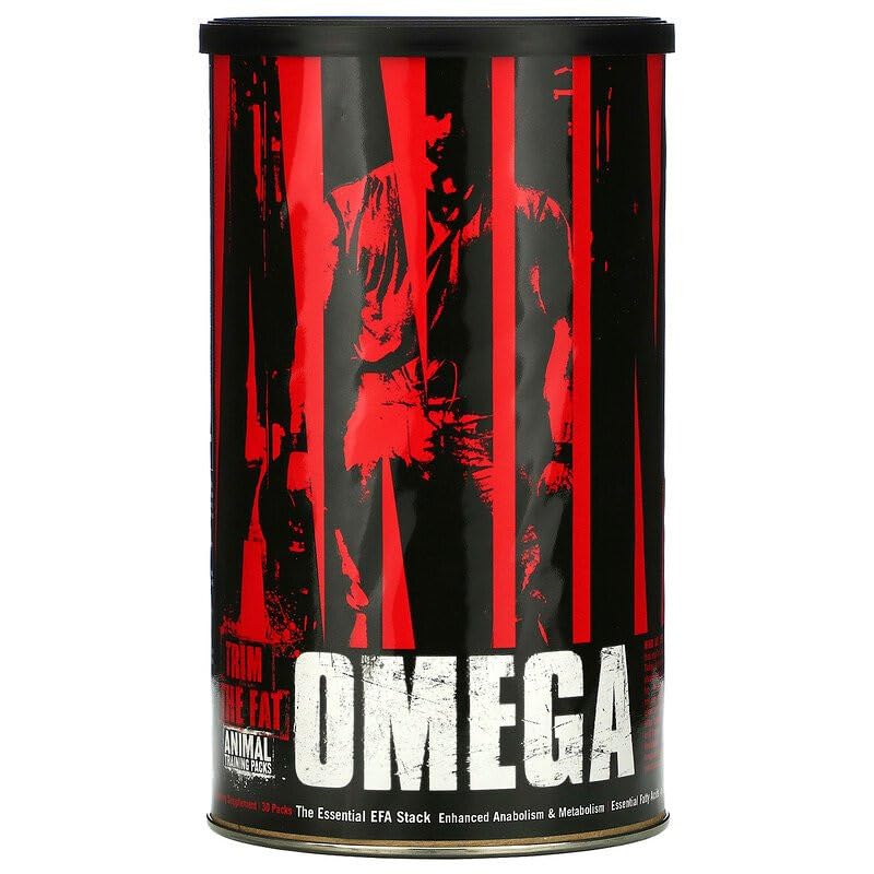 Animal Omega – Omega 3 & 6 Supplement – Fish Oil, Flaxseed Oil, Salmon Oil, Cod Liver AnimalUS supplements
