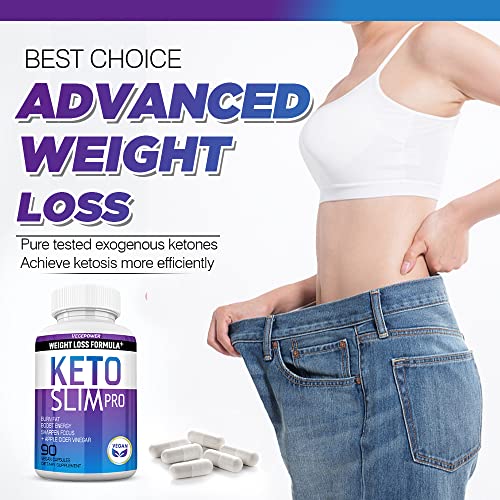 VEGEPOWER Keto Fast Diet Pills- Ketone Slim Pro 180 Capsules-Apple Cider Vinegar VEGEPOWERUS supplements