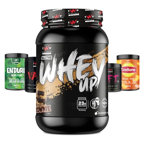 TWP Nutrition Platinum Series All The Whey Up Protein Powder Shake, 23g Whey Protein, Low Fat TWPAu supplements