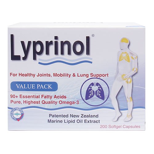 Pharma Lyprinol® Pcso-524® 200 Capsules New Zealand Green Lipped Mussel Extract Oil Joint Health Support & Mobility LyprinolAu supplements