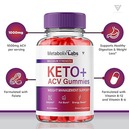 Metabolix Labs Keto ACV Gummies, Metabolix Labs Keto ACV Gummies Advanced Weight FyvusUS supplements