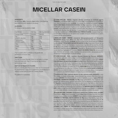 Bulk Micellar Casein Protein Powder, Protein Shake, Strawberry, 500 g, Packaging May Vary BulkUS supplements