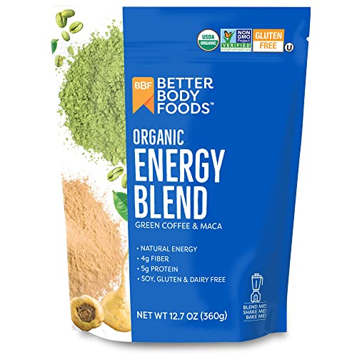 BetterBody Foods Organic Energy Blend, Plant-Based Natural Energy, Gluten-free, Non-GMO BetterBody FoodsUS supplements