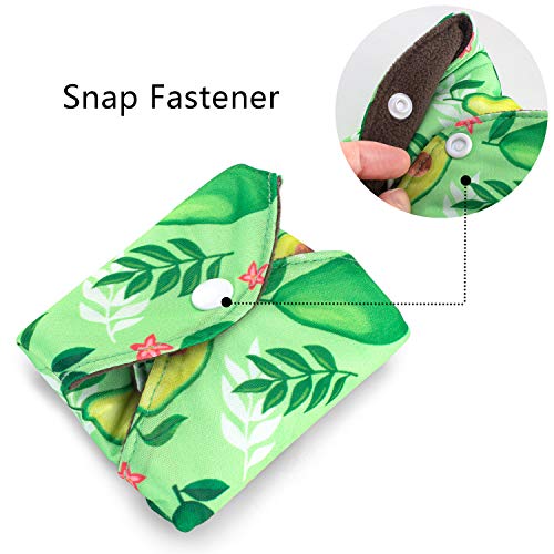Teamoy 10pcs Cloth Panty Liners, Reusable Sanitary Pads with Wet Bag, Washable Cloth Menstrual Pads TeamoyAu supplements
