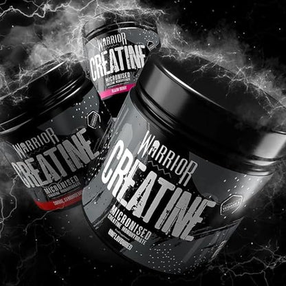 Warrior Creatine Monohydrate Powder – 300g – Micronised for Easy Mixing WarriorUS supplements
