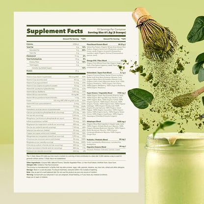 Ka’Chava All-In-One Nutrition Shake Blend, Matcha, 85+ Superfoods, Nutrients & Plant Ka'ChavaUS supplements