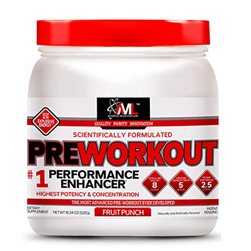 Advanced Molecular Labs - Pre Workout Powder, Increases Drive, Performance Enhancer AML ADVANCED MOLECULAR LABSAu supplements