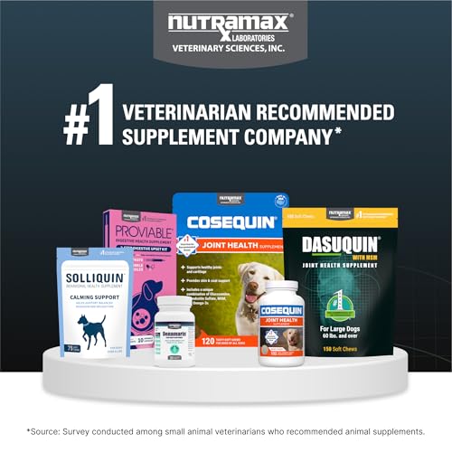 Nutramax Dasuquin for Large Dogs, Joint Health Supplement, Contains Glucosamine for Dogs, Plus Chondroitin, ASU and More, Supports Healthy Joints, Chewable Tablets, 150 Count Nutramax LaboratoriesAu supplements