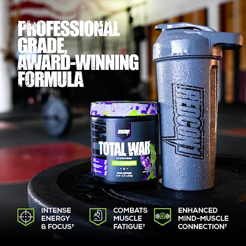 REDCON1 Total War Pre Workout Powder, Sour Gummy Bear - Fast Acting Caffeinated REDCON1Au supplements