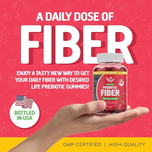 Desired Life Sugar Free Prebiotic Fiber Gummies for Adults and Kids Mixed Berry Flavor Desired LifeAu supplements