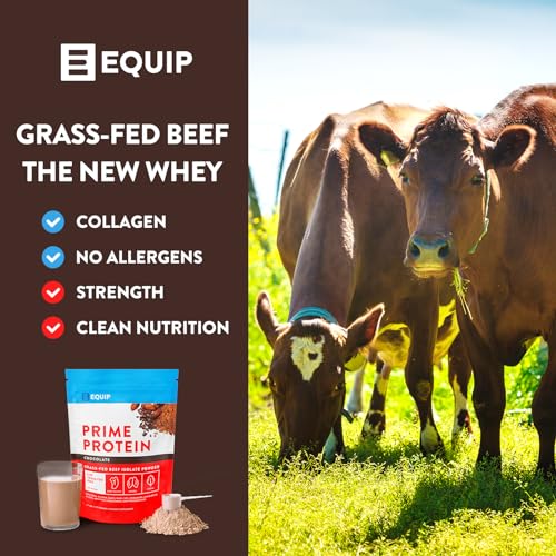 Equip Foods Prime Protein - Grass Fed Beef Protein Powder Isolate - Paleo and Keto EquipUS supplements