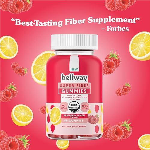Bellway Super Fiber Gummies for Adults - Sugar Free Organic Fiber Supplement BellwayUS supplements